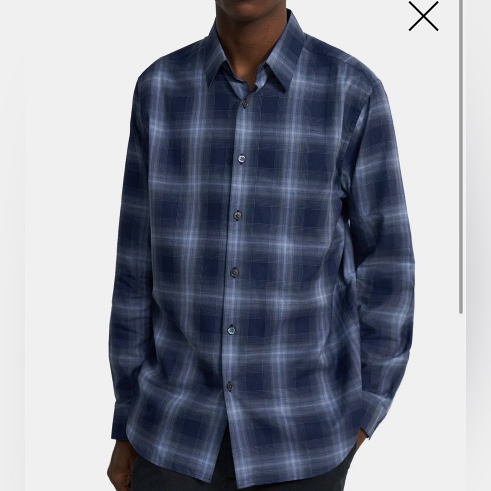 NWT- Theory Button Up Flannel